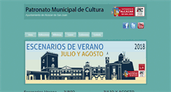 Desktop Screenshot of patronatoculturaalcazar.org