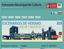 Tablet Screenshot of patronatoculturaalcazar.org